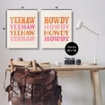 thumbnail image 4 of Stupell Industries Yeehaw & Howdy Typography Typography Painting Gallery Wrapped Canvas Art Print Wall Art, 24 x 30, Set of 2, 4 of 8