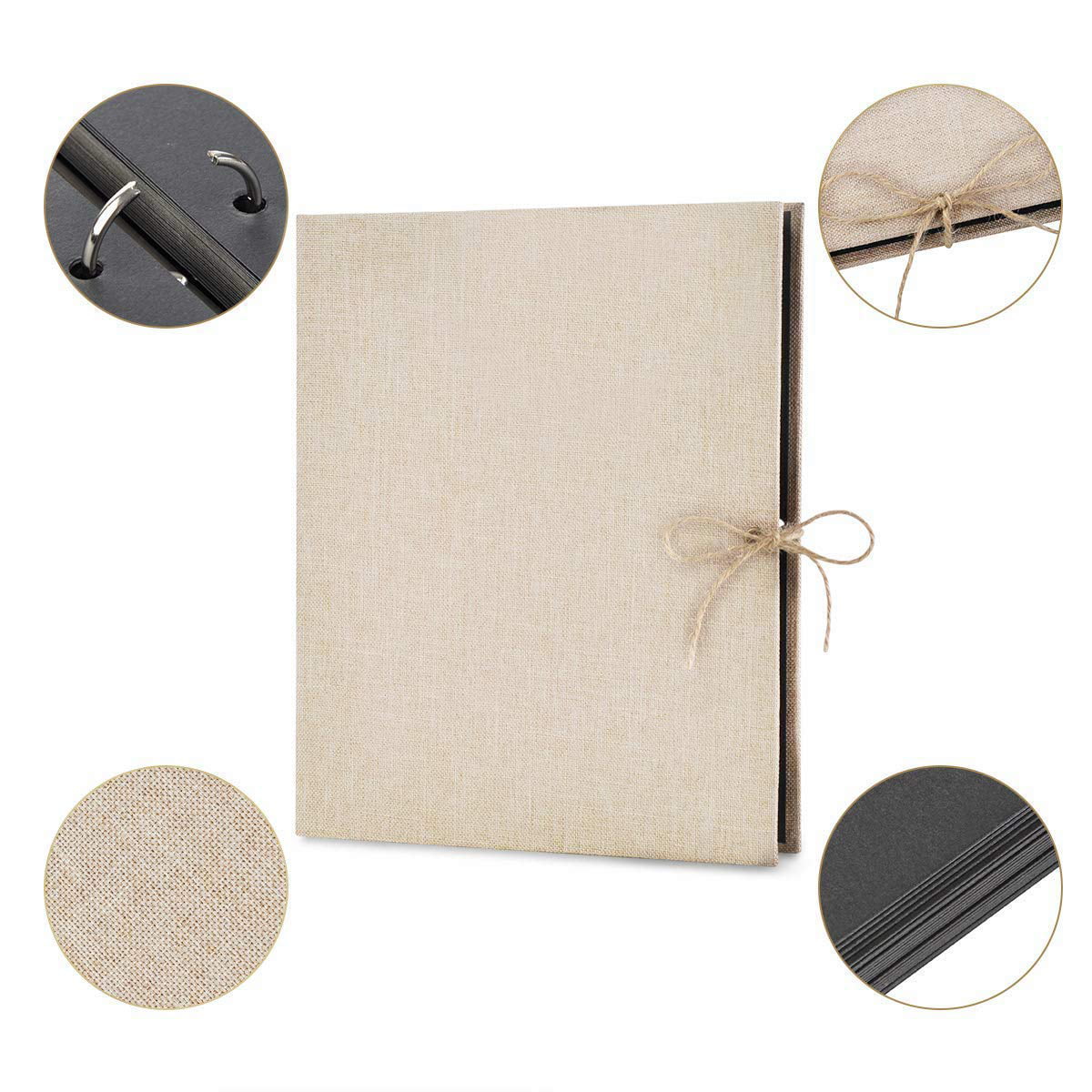Linen Cover Photo Album with Display Window for 2x3 Pictures Scrapbook  Album DIY 25 Blank Pages,200 Photo pocket,Slip-in Picture Albums Memory  Book for Wedding Family Anniversary Baby Vacation,Grey - Yahoo Shopping