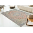 thumbnail image 3 of Easy To Clean Rugs, Chenille Printed Design Rug, Turkish Rug, Wall Hanging Rugs, Salon Rug, Orange Rug, Personalizeds Rug, Tribal Rugs, Area Rug, 2.3'x3.3' - 70x110 cm, 3 of 9