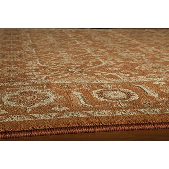 Momeni Rugs ENCOREC-03PAP3B5B Colección Encore, Alfombra tradicional de diseño del Viejo Mundo, 3'11 "x 5'11", Paprika Momeni Rugs, Inc. ENCOREC-03PAP3B5B