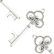 50pcs Vintage Skeleton Key Bottle Openers Beer Partners Place Card Keys Wedding Party Favor For Anniversary Graduation... by Generic