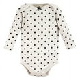 thumbnail image 5 of Hudson Baby Cotton Long-Sleeve Bodysuits, 3-Pack, Newborn- 24 Months, 5 of 5