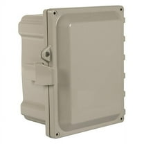 Wiegmann Enclosure,Non-Metallic,Solid Cover HW-P100804CHQR