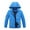 Blue-3, variant on MGEOY Boys Girls Rain Jackets Lightweight Waterproof Hooded Raincoats Windbreakers for Kids，Sizes 4-16