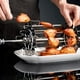 thumbnail image 5 of Advancent Jaula de barbacoa Dido Asador de picnic de acero inoxidable Barbacoa portátil giratoria con pinchos Herramientas y accesorios para hornear 25cm Advancent HA006186-01B, 5 of 6
