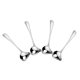 thumbnail image 5 of Hytrove 4Ud Cucharones Pequeños De Acero Inoxidable Para Salsas Con Mango Ergonómico Plateado, 5 of 8
