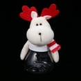 thumbnail image 1 of HEALEEP 5Pcs Cookie Jars White Small Plastic Containers Decoration for Carnival Home, 1 of 3