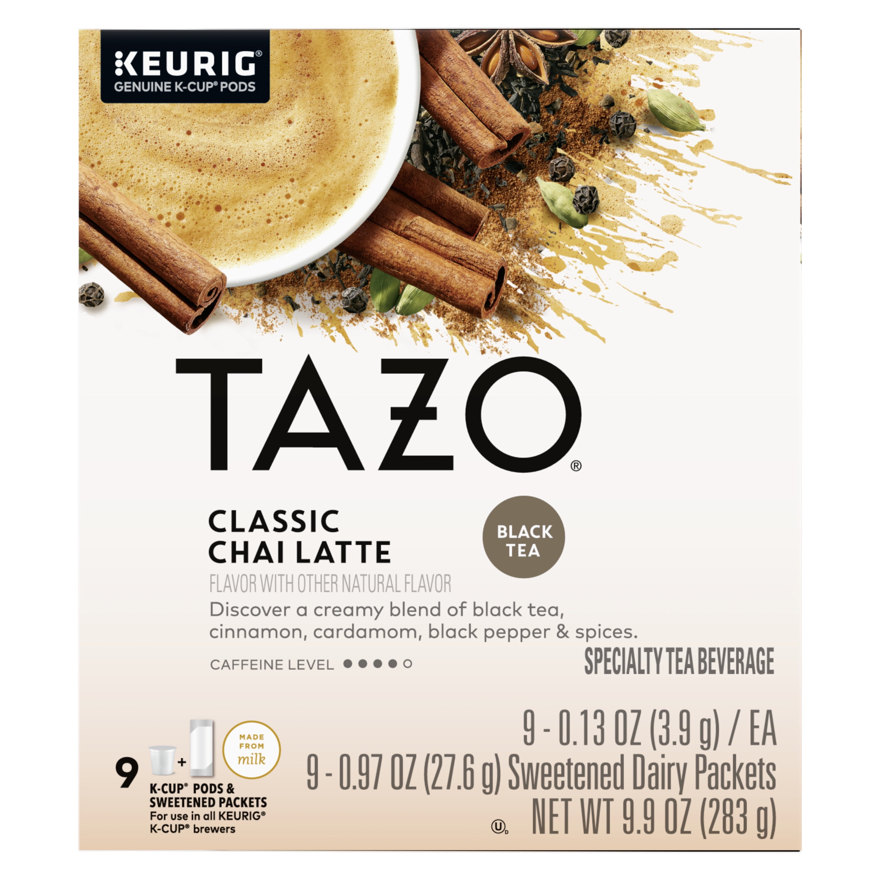 TAZO Chai Latte Black Tea KCup® Pods 9 Count