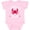 AD-Pink, variant on Inktastic Bethany Beach Delaware Boys or Girls Baby Bodysuit