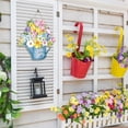 thumbnail image 6 of Door hanging decoration,Door Plates Colorful Flowers Spring Hanging Decorative Signs Wooden Spring Welcome Panels Are Used To Decorate The Porch Entrance Door, 6 of 9