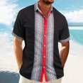 thumbnail image 2 of Eres Más Que una Camisa de Puntuación de Prueba de Color Sólido Casual con Cuello, Bolsillo con Botones de Manga Corta, 2 of 9