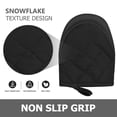 thumbnail image 4 of Youkk Black Silicone Oven Mitts For Seamless Cooking Experience Heat-resistant And Easy To Clean Scratch, 4 of 6