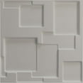thumbnail image 5 of Ekena Millwork 19 5/8"W x 19 5/8"H Gomez EnduraWall Decorative 3D Wall Panel, UltraCover Satin Blossom White (12-Pack for 32.04 Sq. Ft.), 5 of 6