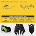 thumbnail image 3 of Casco De Motocicleta Con Gafas Guantes Cubierta Facial Casco De Motocross Casco De Motocross Profesional Para Niños Adultos Motocross Dirt Bike Off Road Casco De Motocicleta Con, 3 of 8