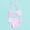Light Pink, variant on Dpytoraw Girls Two Piece Swimsuit With Front Bow Tie Adjustable Bikini For Kids Youth Teen Summer Beach Pool Party Size Pink 2Y