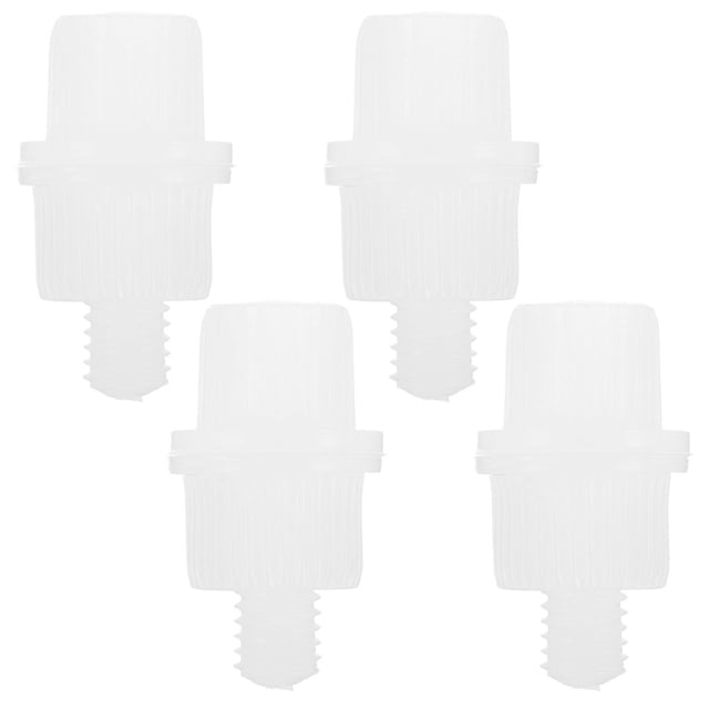 CUITING 4pcs White Nylon License Plate Screws for Secure and Reliable Installation on Cars and Motorcycles