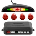 thumbnail image 3 of Riwesomey Juego de sensores de estacionamiento Elenxs, pantalla LED para coche, 4 marcha atrás trasera, estacionamiento, copia de seguridad automática Cámaras de salpicadero de coche Rojo, 3 of 8