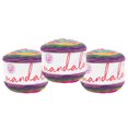 thumbnail image 1 of Lion Marque Yarn Mandala Multicolor Light DK Acrylique 3 Pack Fil, 1 of 9