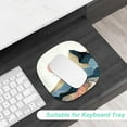 thumbnail image 3 of SHIQI-Small Mouse Pad 6.6 Inch, Takes up Wrist and Mouse Space, Waterproof Compact Mini Mouse Mat for Laptop Computer Wireless Mouse Keyboard Home Office Travel,Ink Sunrise, 3 of 4