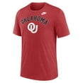 thumbnail image 2 of Men's Nike Heather Crimson Oklahoma Sooners Legacy Arch Tri-Blend T-Shirt, 2 of 3