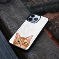 thumbnail image 4 of FINCIBO Soft Rubber Protector Cover Case for Apple iPhone 13 Pro 6.1" 2021 (NOT FIT Apple iPhone 13 mini 5.4" 2021/iPhone 13 6.1" 2021/iPhone 13 Pro Max 6.7" 2021), Animal Orange Tabby Kitten Cat, 4 of 5