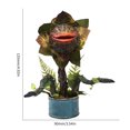 thumbnail image 3 of Escultura Escultura de planta caníbal para decoración de flores de cadáver, estatua de decoración de terror para Halloween Tmvgtek Libre de BPA, 3 of 3