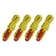 thumbnail image 1 of 4 Uds cuerdas para tienda de campaña cuerda reflectante cuerda de nailon ligero para exteriores Guy Lines Amarillo Cola Cuerda para tienda de campaña, 1 of 8