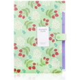 thumbnail image 1 of 5 Pocket Expanding File Folder,Plastic File Holder Snap Closure A4 Size Desk Organizer Floral File Folders Document Organizer Accordion Folder(Green), 1 of 7