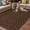 Dark Brown, variant on Vintage Rattan Outdoor Rug for Patio/Deck/Porch, Non-Slip Large Area Rug 4 x 6 Ft, Minimalist Abstract Wicker Texture Brown Indoor Outdoor Rugs Washable Area Rugs, Camping Rug Carpet Runner