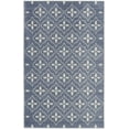 thumbnail image 2 of Nourison Essentials Indoor/Outdoor Blue Ivory 4' x 6' Area Rug (4x6), 2 of 9
