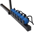 thumbnail image 3 of Vivere Ladder Golf Extreme Metal Tournament Edition Ladder Ball Toss Game Set, Blue/White, 3 of 10