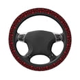 thumbnail image 3 of Daiia Red Skulls Steering Wheel Cover Auto Steering Wheel Covers Breathable Anti-Slip Steering Wheels Car Interior Decor Accessories for Men Women Universal 15 Inch, 3 of 8