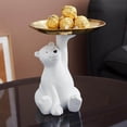 thumbnail image 2 of Figurine en Résine d'Animal Plateau de Rangement Porte-Clés Décoration Décorative pour Porche Cadeaux Ours, 2 of 9