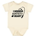 thumbnail image 3 of Inktastic I Hooked Auntie's Heart with Fishing Rod Boys or Girls Baby Bodysuit, 3 of 5