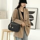 thumbnail image 4 of Bolso de hombro multilayer | Mochila impermeable de nylon cruzada para hombres y mujeres | Gran capacidad, ligero para viajes y trabajo | Organizador con múltiples bolsillos | 26x21x11cm | Negro, 4 of 8