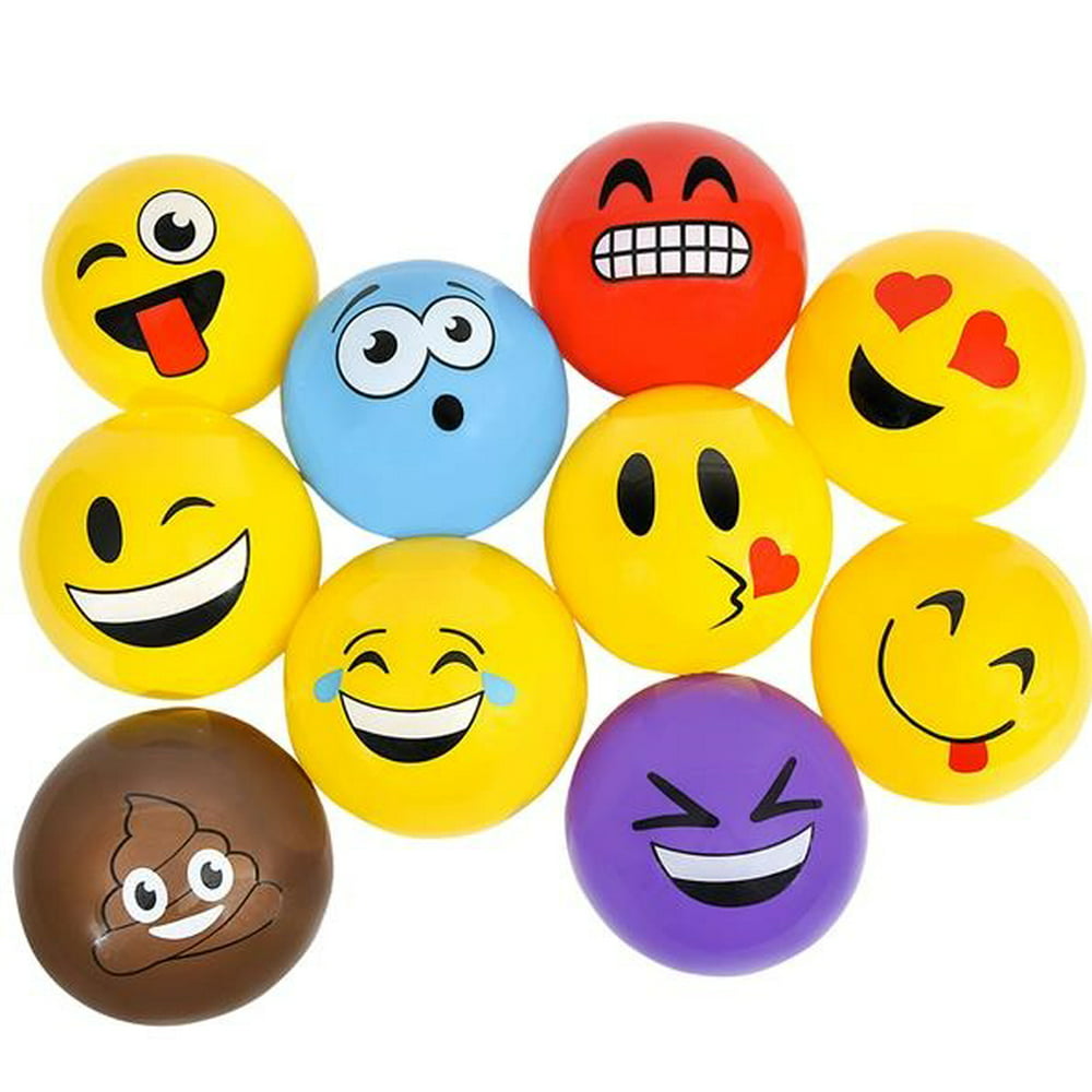 Cp 5 Emoji Emoticon Vinyl Ball 2 Balls Colors And Style Will Vary