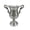 Silver B, variant on Kraoden Vintage Iron Vase Flower Pot with Handles Decorative Jug Pitcher for Dried Flowers, Kitchen Living Room Shelf Decor, Ideal Gift for Holidays and Special Events