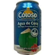 Coloso Coconut Water, 10.5 oz Can – Natural, Shelf-Stable Beverage