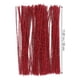 thumbnail image 3 of 100 piezas 30 cm de longitud DIY barra trenzada de felpa adorno de árbol de Navidad niños juguete decoración de Navidad (rojo), 3 of 7