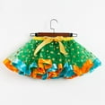 thumbnail image 2 of Gubotare Ballet Skirts for Girls Girls Ruffle Sparkle Skirt Shiny Dance Scooter Skirt Tutu Skirt9T 11T (Green,9-11 Years), 2 of 7