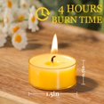 thumbnail image 3 of Velas de cera de abeja Capaniel, 36 paquetes, 4 horas de combustión, 3 of 9