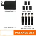 thumbnail image 3 of Adjustable Auto-Stop Tire Deflator Valve Kit (10-30 PSI) 4 PCS Screw-on Tyre Air Down Tool for Offroad 4x4 (with 5 Valve caps), 3 of 14