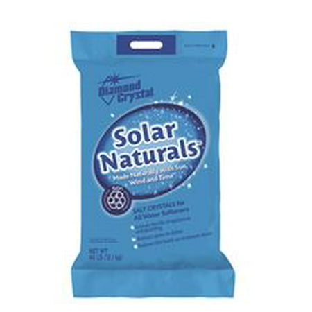 Diamond Crystal? Solar Naturals? Salt Crystals for Water Softeners 40 lb.