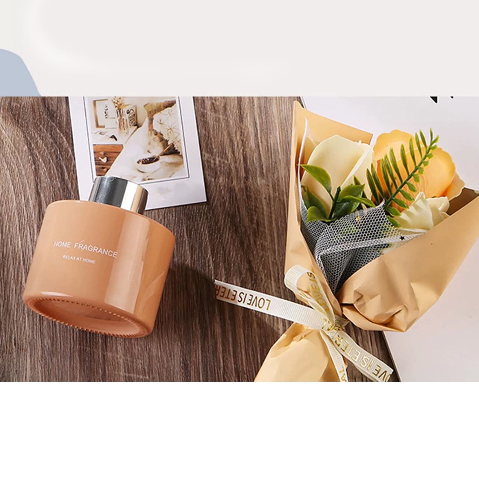 geerera Mother's Day/Valentine's Day/Birthday Gifts, Practical Aromatherapy Bouquet Practical Birthday Gift Box for Girlfriend, Wife And Teacher