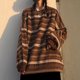 thumbnail image 5 of Sudadera suelta para mujer Sudaderas con capucha de otoño Manga larga a rayas vintage Tops casuales Abanopi Grande, 5 of 7