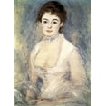 thumbnail image 2 of Renoir, Pierre-Auguste 11x14 Gold Ornate Wood Framed with Double Matting Museum Art Print Titled - Madame Henriot, c.1876, 2 of 4
