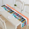 thumbnail image 1 of ABPHQTO Tienda de regalos Símbolos navideños Camino de mesa Mantel individual 40x180 cm, 1 of 1