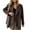 Brown, variant on UYISJ Womens Fall Fashion Blazers Business Casual Long Sleeve Coats Open Front Work Suit Office Blazer Jackets with Pockets Brown L
