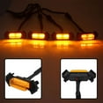 thumbnail image 5 of 4PCS/Set 12V Grille Amber LED Lights For Toyota Tacoma w/TRD Pro Grill 2016-2019, 5 of 11
