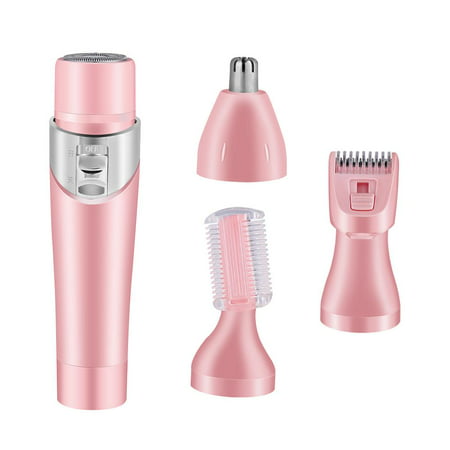 4 in 1 Electric Shaver Mini Shaving Cutter Painless Electric Epilator Lady Shaver Perfect for Face Nose Ear Hair